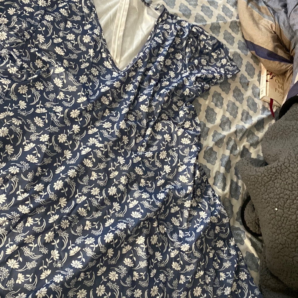 Dress you can put tights under or where alone it has a zipper no brand